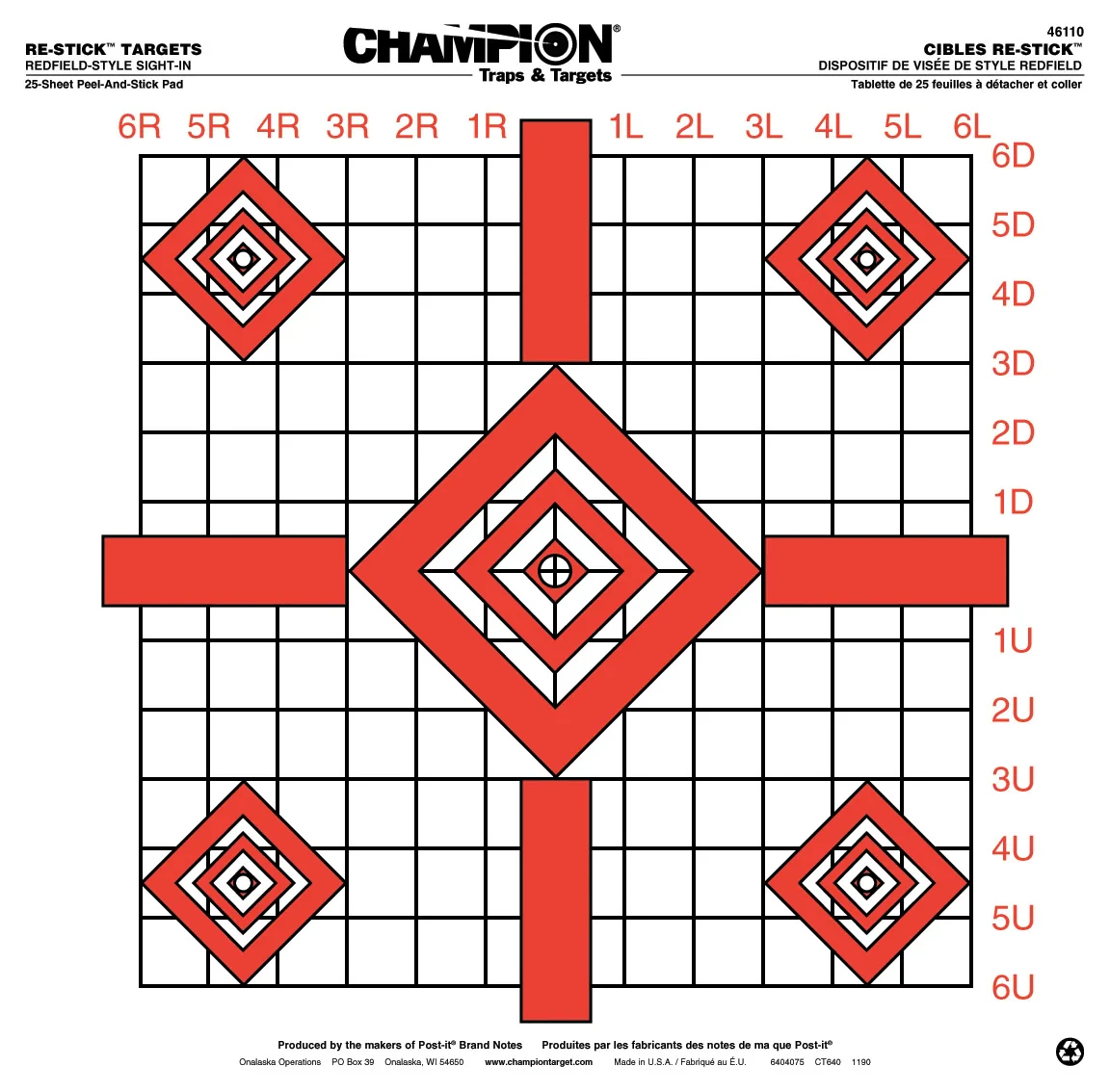 Re-Stick Targets